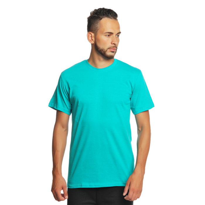Футболка мужская однотонная. Мужская футболка бирюзового цвета. Мужская футболка с длинным рукавом МЕГАМАКС. Футболка однотонная мужская фото.