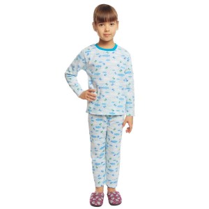 Пижама с начесом для девочек/мальчиков (3-7 лет)