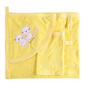 Комплект для купания (полотенце и рукавичка)