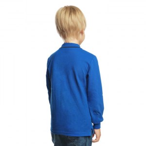 Поло для мальчика с длинным рукавом (6-10 лет